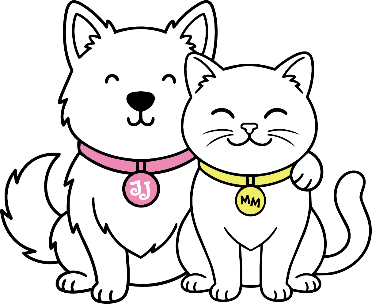 JJ Dog & MM Cat